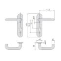 Комплект ручек для врезных замков, CISA 07070.26.0